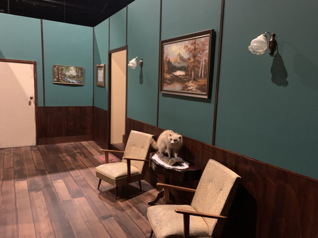 Set building, hallway